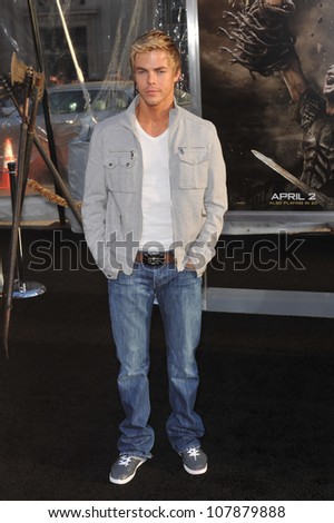 LOS ANGELES, CA - MARCH 31, 2010: Derek Hough at the Los Angeles premiere of \