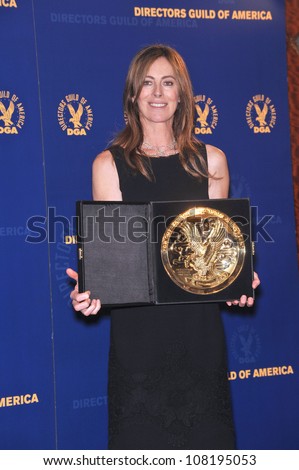 LOS ANGELES, CA - JANUARY 30, 2010: Director Kathryn Bigelow at the Directors Guild of America Awards at the Century Plaza Hotel. She won Best Feature Film Director award for \