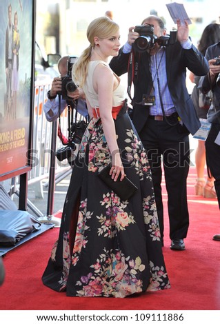 LOS ANGELES, CA - JUNE 19, 2012: Gillian Jacobs at the world premiere of her movie 
