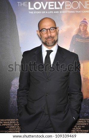 LOS ANGELES, CA - DECEMBER 7, 2009: Stanley Tucci at the Los Angeles premier of his new movie 