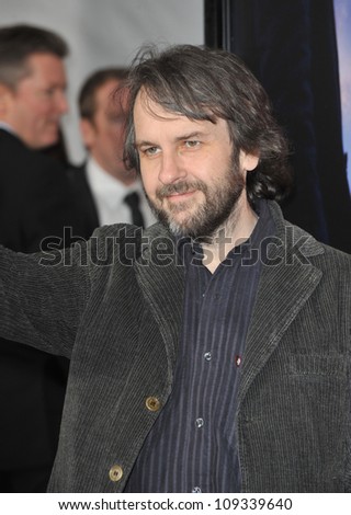 LOS ANGELES, CA - DECEMBER 7, 2009: Peter Jackson at the Los Angeles premier of his new movie 