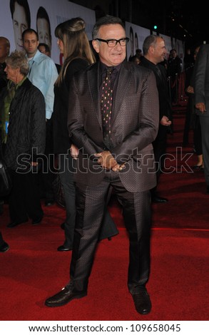 LOS ANGELES, CA - NOVEMBER 9, 2009: Robin Williams at the world premiere of his new movie Walt Disney\'s \