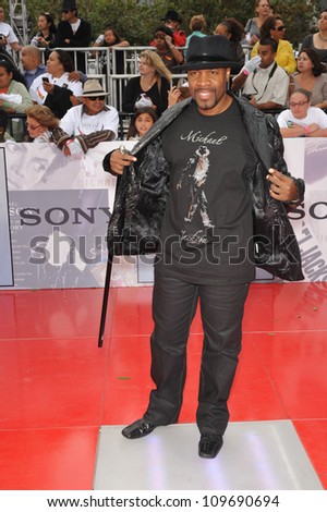LOS ANGELES, CA - OCTOBER 27, 2009: Music director Michael Bearden at the premiere of Michael Jackson\'s \