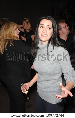 LOS ANGELES, CA - OCTOBER 19, 2009: Criminal Minds star Paget Brewster at party to celebrate the 100th episode of the show.