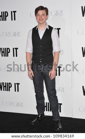 LOS ANGELES, CA - SEPTEMBER 29, 2009: Chris Colfer at the Los Angeles premiere of \