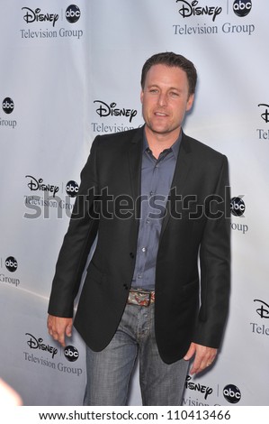 LOS ANGELES, CA - AUGUST 8, 2009: Chris Harrison, host of The Bachelor, at the ABC TV 2009 Summer Press Tour cocktail party at the Langham Hotel, Pasadena.