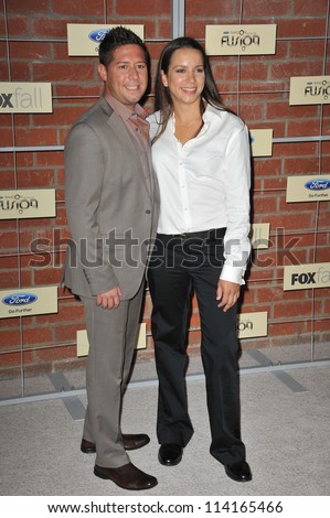 LOS ANGELES, CA - SEPTEMBER 10, 2012: Hell\'s Kitchen finalists Justin Antiorio & Christina Wilson at the Fox Fall Eco-Casino Party in Culver City.