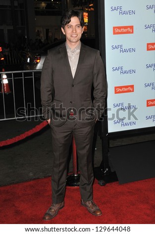 LOS ANGELES, CA - FEBRUARY 5, 2013: Jackson Rathbone at the premiere of \