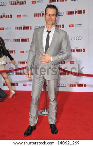 LOS ANGELES, CA - APRIL 24, 2013: Guy Pearce at the Los Angeles premiere of his movie 
