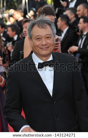 CANNES, FRANCE - MAY 17, 2013: Ang Lee at the gala premiere of \