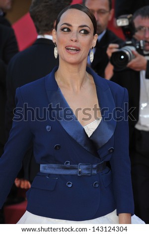 CANNES, FRANCE - MAY 17, 2013: Actress Berenice Bejo at the gala premiere of her movie \