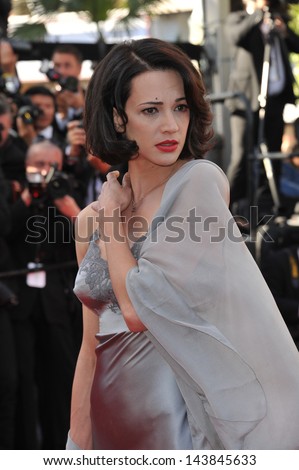 CANNES, FRANCE - MAY 26, 2013: Asia Argento at the closing awards gala of the 66th Festival de Cannes.