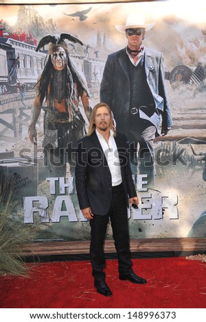 ANAHEIM, CA - JUNE 22, 2013: Barry Pepper at the world premiere of his new movie \