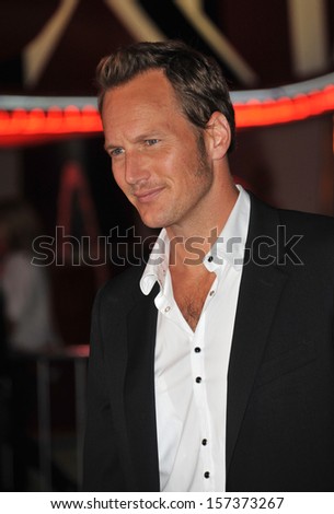 LOS ANGELES, CA - SEPTEMBER 10, 2013: Patrick Wilson at the world premiere of his movie 