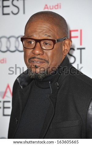 LOS ANGELES, CA - NOVEMBER 9, 2013: Forest Whitaker at the Los Angeles premiere of his movie \