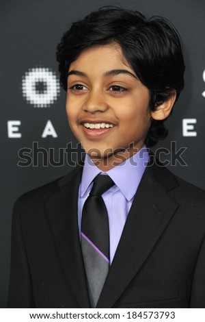 LOS ANGELES, CA - MARCH 5, 2014: Rohan Chand at the Los Angeles premiere of his movie 