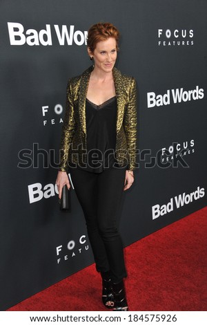 LOS ANGELES, CA - MARCH 5, 2014: Judith Hoag at the Los Angeles premiere of her movie \