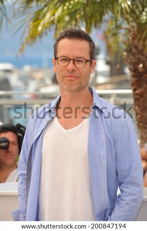 CANNES, FRANCE - MAY 18, 2014: Guy Pearce at the photocall for his movie 