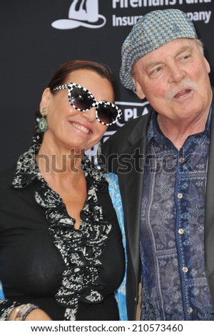 LOS ANGELES, CA - JULY 15, 2014: Stacy Keach at the world premiere of his movie Disney\'s \