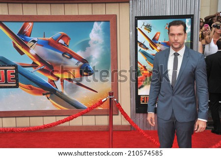 LOS ANGELES, CA - JULY 15, 2014: Dane Cook at the world premiere of his movie Disney\'s \