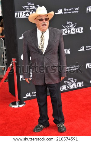 LOS ANGELES, CA - JULY 15, 2014: Barry Corbin at the world premiere of his movie Disney\'s \