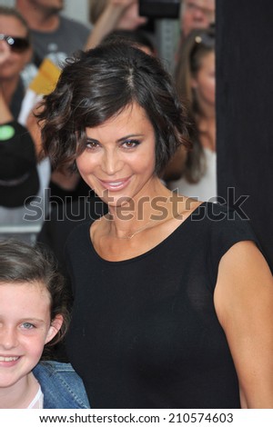 LOS ANGELES, CA - JULY 15, 2014: Catherine Bell at the world premiere of Disney\'s \