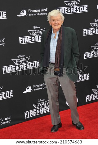 LOS ANGELES, CA - JULY 15, 2014: Hal Holbrook at the world premiere of his movie Disney\'s \