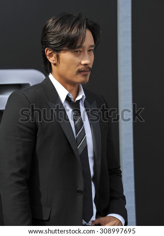 LOS ANGELES, CA - JUNE 28, 2015: Byung-hun Lee at the Los Angeles premiere of his movie \