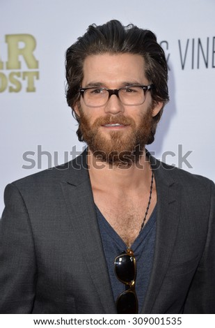 LOS ANGELES, CA - JUNE 22, 2015: Johnny Whitworth at the Los Angeles premiere of \