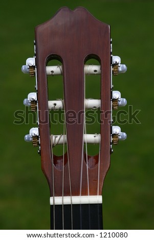 Guitar Head & Tuning Pegs