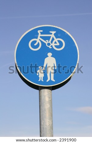 Cycle Track Sign
