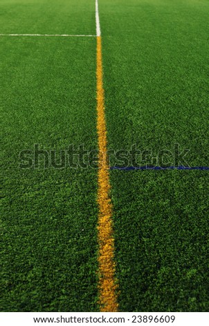 lines on a football pitch