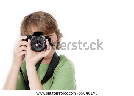 starting over: is that so wrong? Stock-photo-child-or-teen-boy-with-slr-camera-55048195