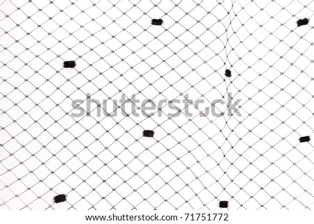 black net veil material
