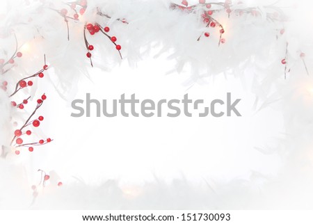 christmas holiday frame or background