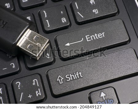 USB Connector on keyboard