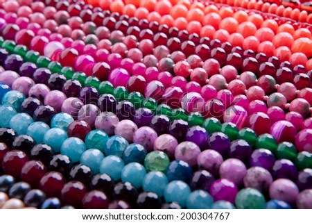 Background from beads.