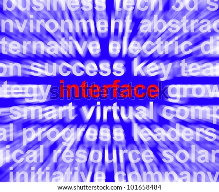 Interface Word Meaning Remote Operation Of Software Or Systems