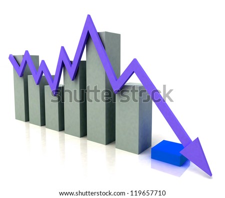 Bar Chart Showing Blue Profit Line Against Budget Bar Chart