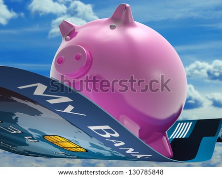 Flying Pig Showing Savings Bank Flying Rates