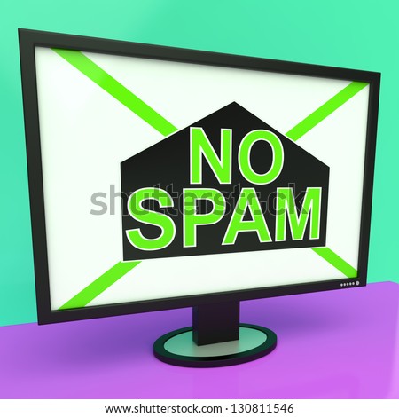 No Spam Showing Removing Unwanted Junk Email