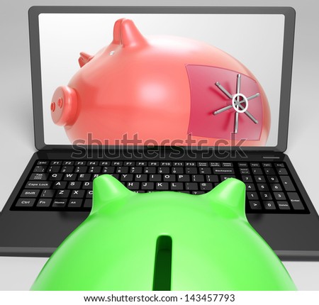 Piggy Vault Closed Shows Locked Savings Or Closed Accounts