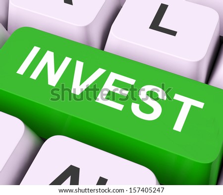 Invest Key On Keyboard Meaning Investing Money