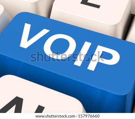 Voip Key Meaning Voice Over Internet Protocol Or Broadband Telephony