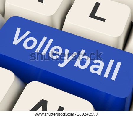 Volleyball Key Shows Volley Ball Game Online