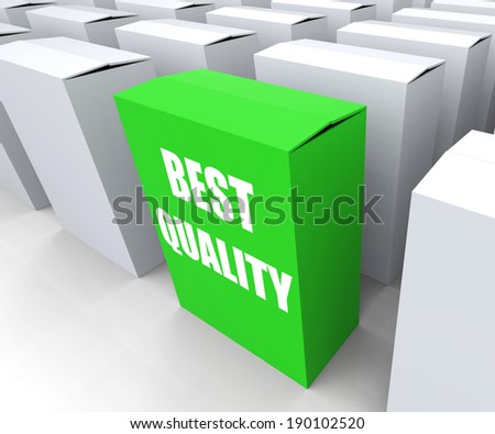 Best Quality Box Representing Premium Excellence and Superiority