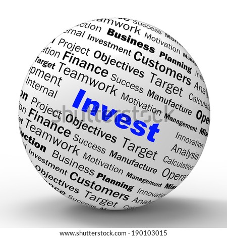 Invest Sphere Definition Showing Put Money In Real State Or Investor