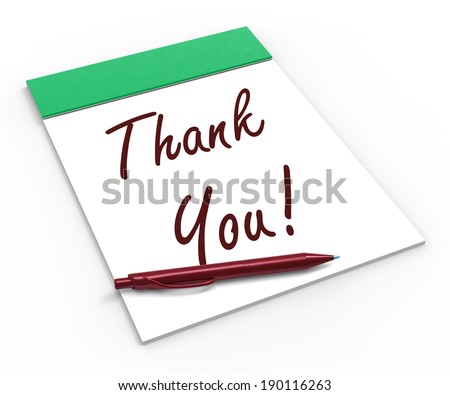 Thank You! Notebook Meaning Acknowledgment Gratitude Or Gratefulness