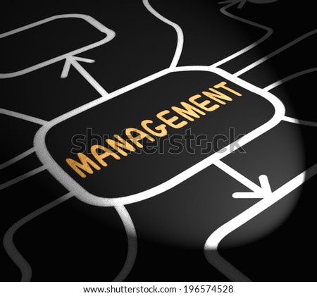 Management Arrows Meaning Administration Executives And Bosses