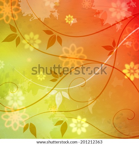 Background Floral Meaning Natural Blooming And Florist